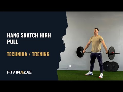 Hang snatch high pull — technika wideo