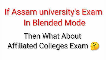 TDC CBCS Odd Semester Exam 2022 | Assam University