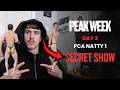 LEG DAY AT 5 DAYS OUT | PCA NATTY 1 PEAK WEEK EP 3