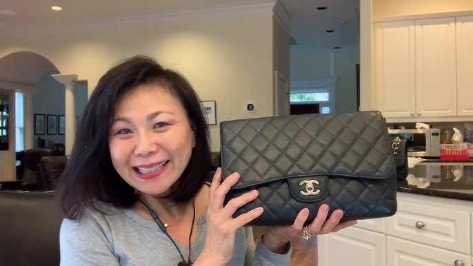 Chanel Jumbo Single Flap Caviar Black Review #msmarissamccauley