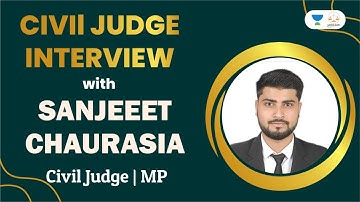 Toppers Talk With Sanjeet Chaurasia | MP Civil Judge (Qualified 2021-22) | Linking Laws