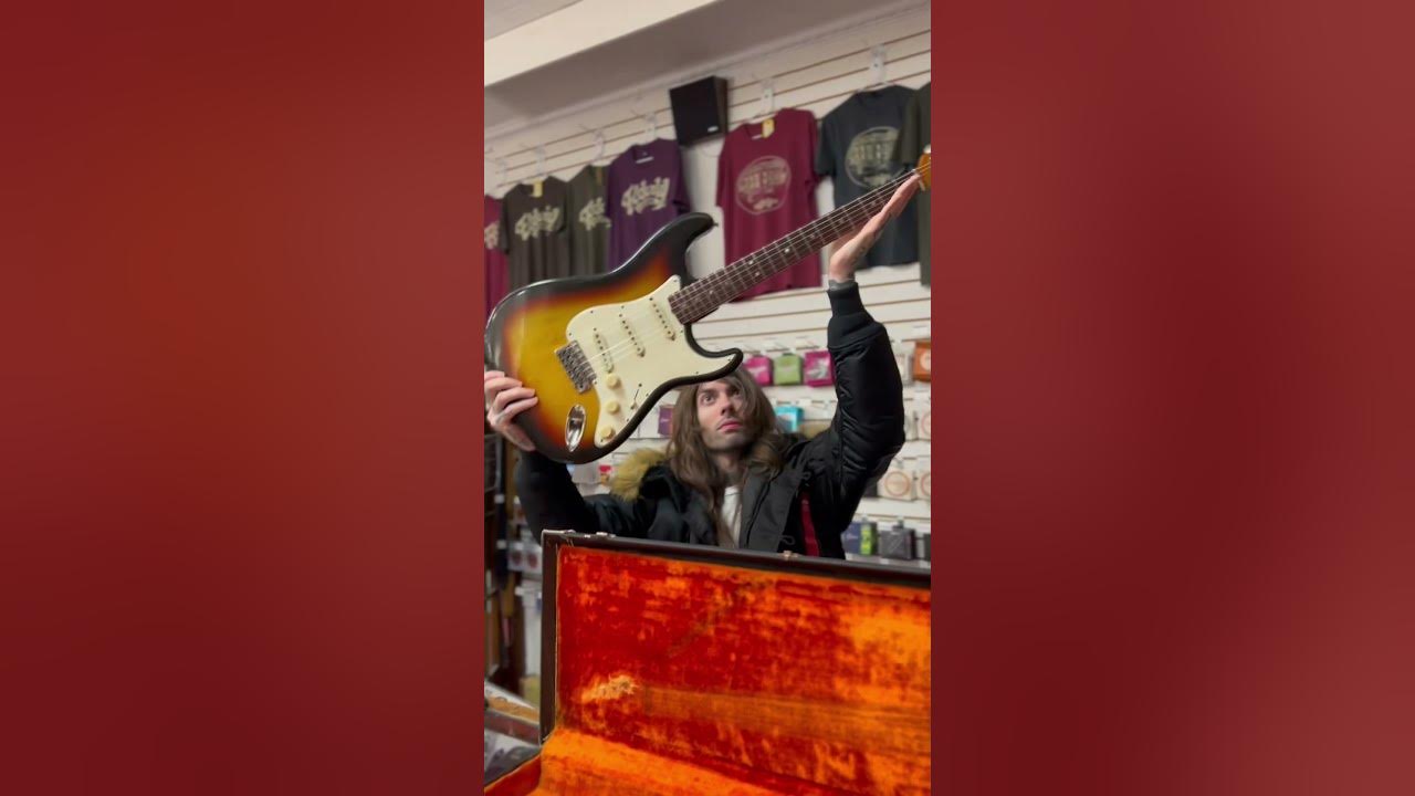 What’s in the case? A sweet Strat from ‘66! Available now at elderly.com. #guitar #stratocaster