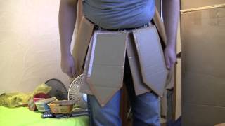 Making A Cardboard Gladiator Costume Battle Kilt