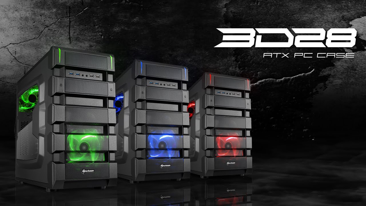 Sharkoon BD28 ATX PC Case [en] - YouTube