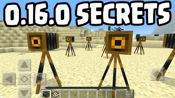Minecraft Pocket Edition - 0.16.0 Update! - TOP SECRET FEATURES / ITEMS! (0.16.0 MCPE)