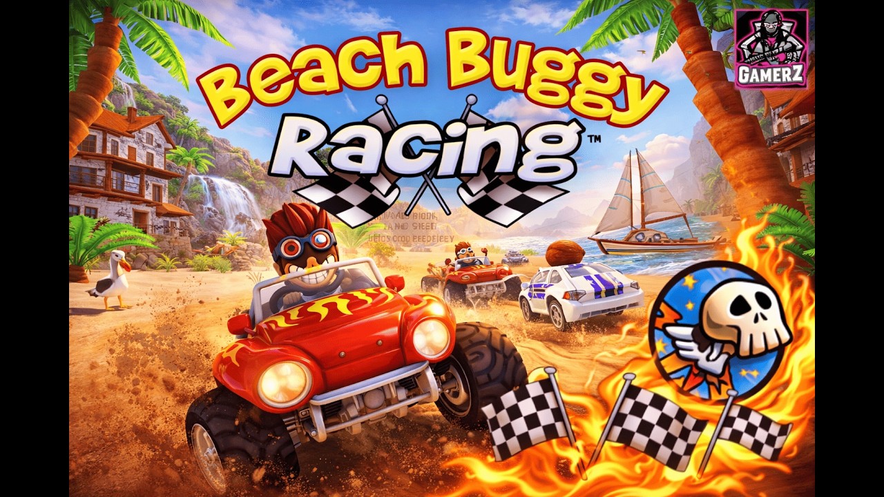 Beach Buggy Racing 🔥 Ultimate Beach Battle | Crazy Powerups & Insane Speed! 🏁