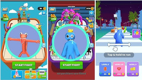 Merge Master Blue Monster Vs Merge Master Rainbow Friends Vs Blue Monster Run Android Gameplay