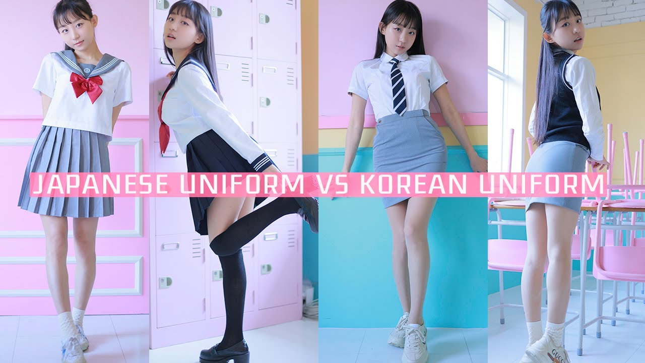 일본 교복 vs 한국 교복 스타일 비교ㅣ교복 스타일 비교 룩북 LOOKBOOK