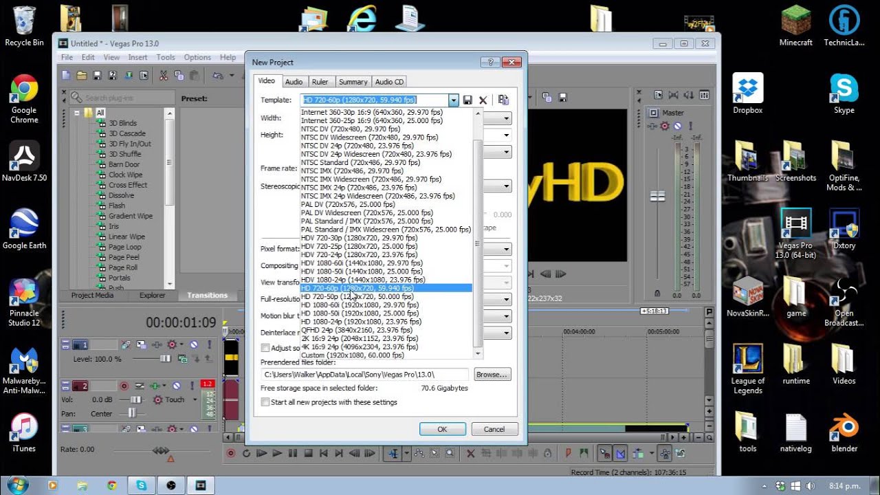 download template sony vegas pro 13