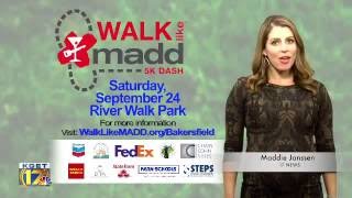 PSA: 2016 Bakersfield 'Walk Like MADD & MADD Dash 5K'