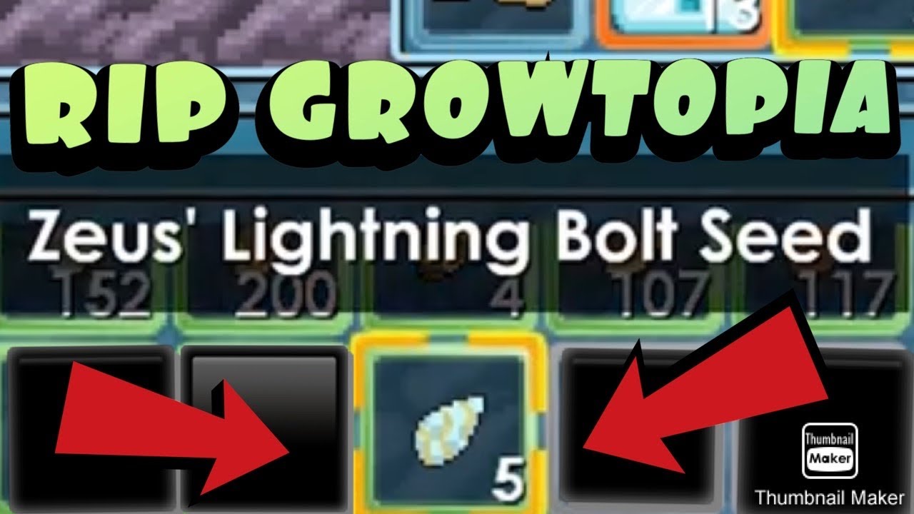 Growtopia Zeus seed + Items getting Duped!!!! YouTube