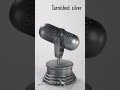 Old school microphone replica trophy silver gold ABS 3D printed