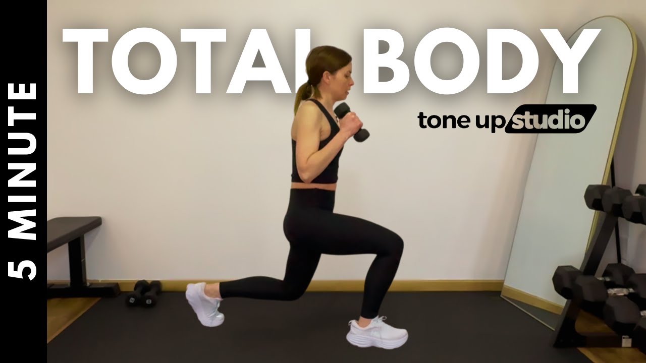 5 Minute Total Body Dumbbell Strength Workout 💪🔥 - YouTube