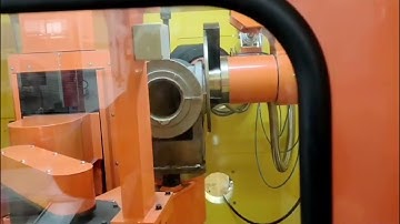 Pipe fitting part fettled by WEIJING grinding machine