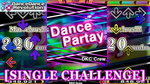 【DDR 2014】 Dance Partay [SINGLE CHALLENGE] 譜面確認＋クラップ