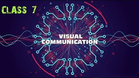 CLASS 7 :  UNIT - 6  :   VISUAL COMMUNICATION