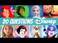 20 questions  disney quiz