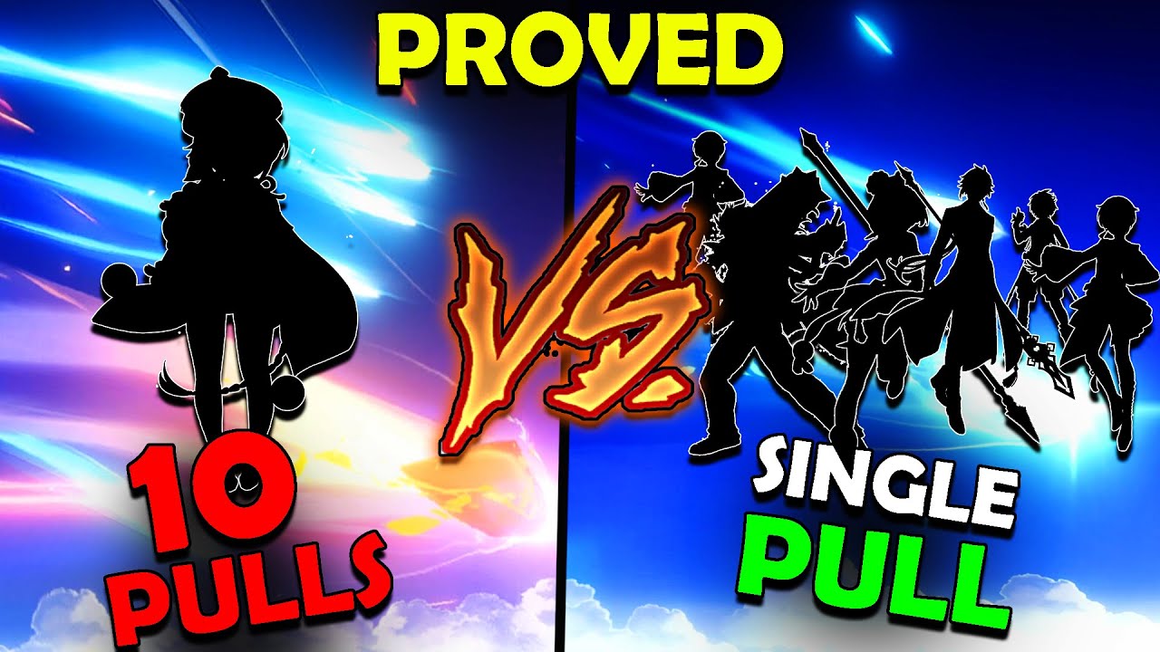 10 Pulls VS 1 Pull, Myth Buster Genshin Impact YouTube