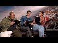 Tom Holland, Zendaya and Jacob Batalon draw each other - Cineworld Interview
