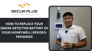 HOW TO REPLACE YOUR SMOKE DETECTOR BATTERY OF YOUR HONEYWELL|RESIDEO PROSERIES