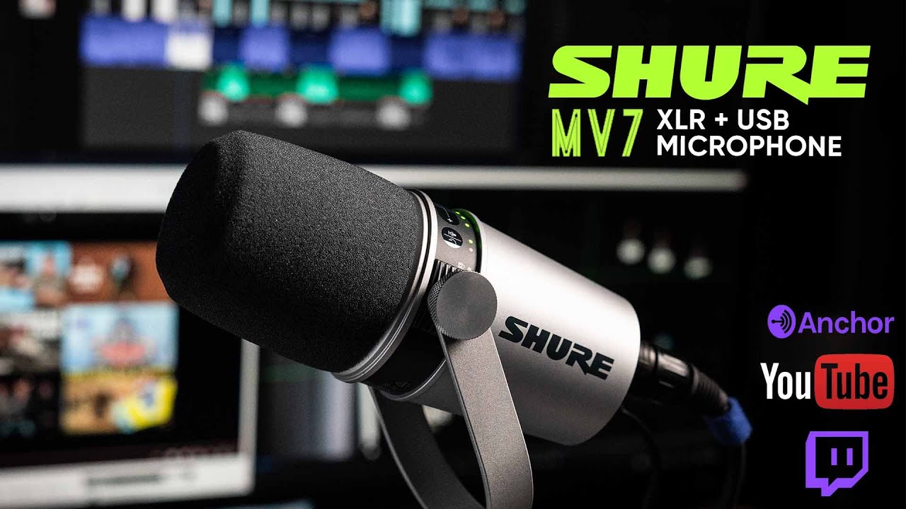 The Shure MV7 is a nearly perfect USB microphone