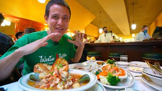 Oldest Restaurant in California!! SAN FRANCISCO FOOD TOUR + Huge Seafood Bowl!!