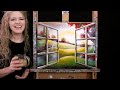 Learn How to Paint "AUTUMN WINDOW" with Acrylic - Fun Paint & Sip - Step by Step Landscape Lesson