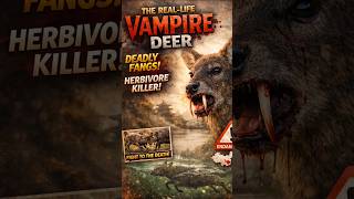 d real life vampire deer #didyouknow #facts #wildlife