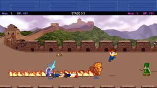 Little Fighter 2 combo stage3(Crazy)