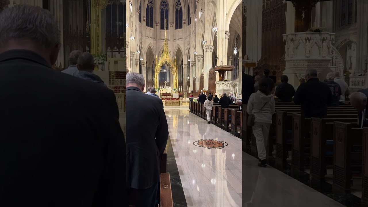 Mass at St. Patrick’s Cathedral, New York City