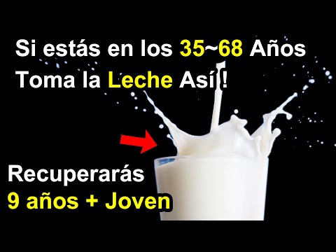 Tengo 39 Años,Tomé la leche Así! Al fin Recuperé 8 Años Más Joven y Superé hasta Enfermedad Crónica