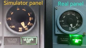 Boieng 737-800 Flaps gauge home made