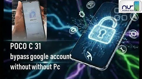 POCO C31 FRP Bypass WITHOUT PC! (Latest Working Method) - Remove Google Account Lock#@NurMobileTech