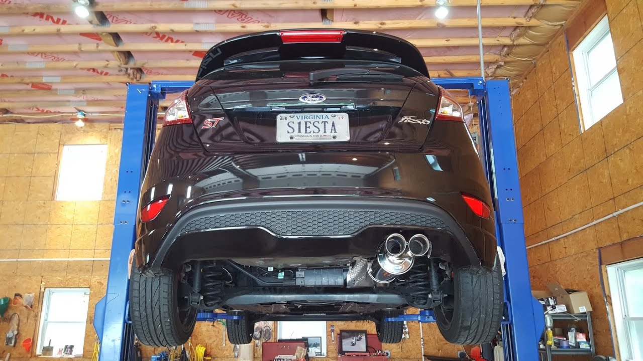 Ford Fiesta ST: Catback Install MAP Performance - YouTube