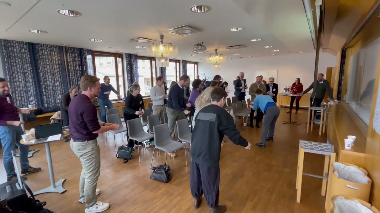 Energizing dance break at the Consortium Group Meeting