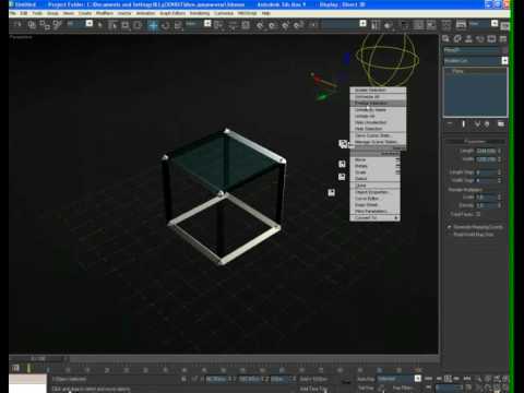 Modeling and texturing of coffee table 3d max - YouTube