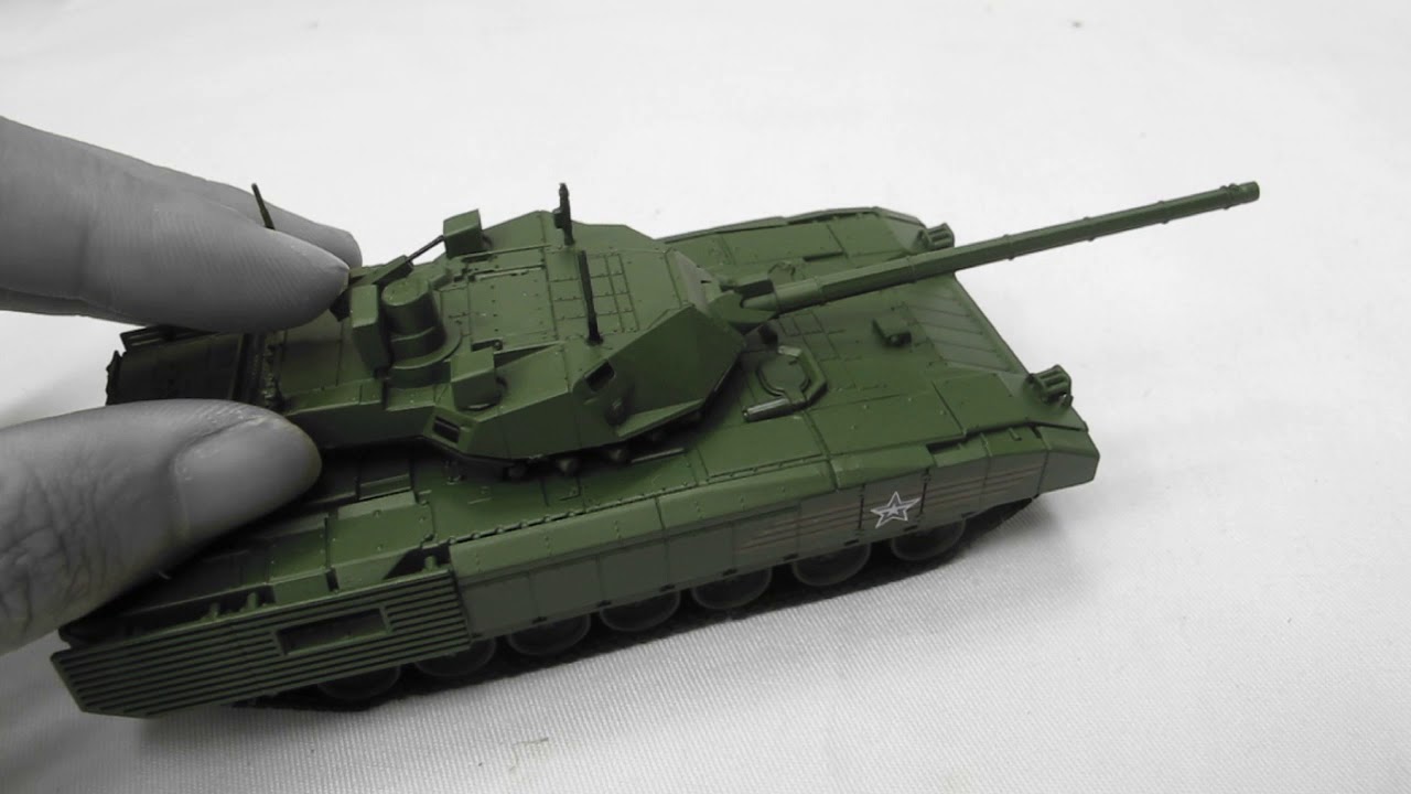 Mô hình xe tăng T14 Armata - youtube