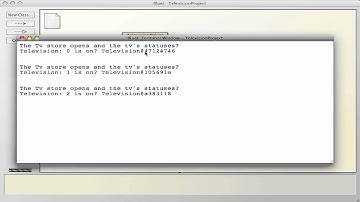 Java Televsion and toString()
