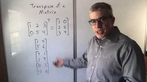 Symmetric and Antisymmetric Matrices