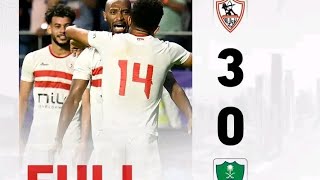 ملخص المباراة الرائعة الزمالك والأهلي السعودي