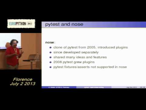 Helger Krekel - pytest - rapid and simple testing with Python