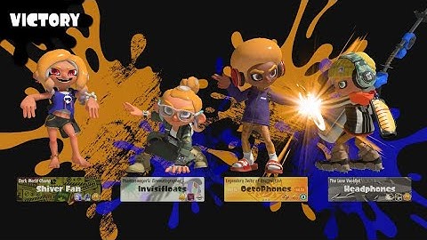 Splatoon 3: Tower Control series gameplay (X Battle)