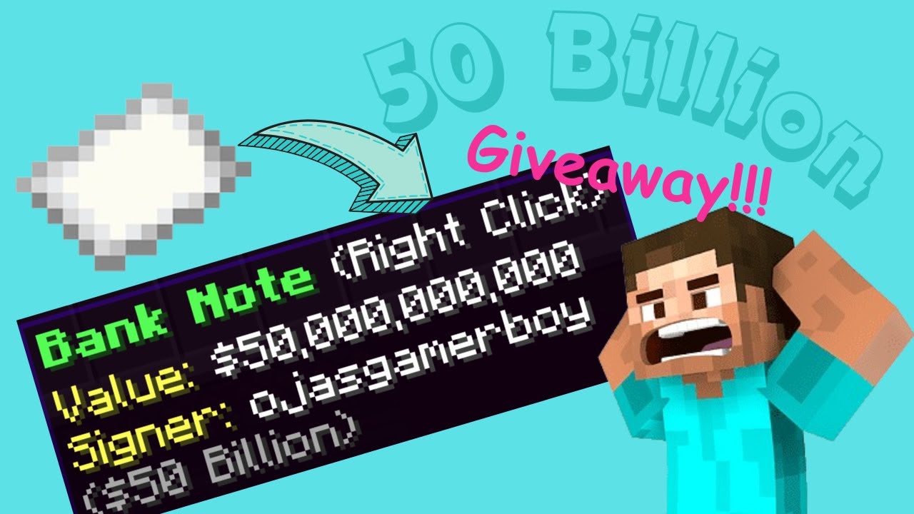 50 BILLION Giveaway Alert! | Pika Network | Survival #pikanetwork - YouTube