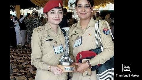 Pakistan Army ladies officer interview new video in 2022 ISPR