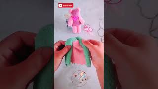 DIY Towel Teddy Bear Tutorial | Easy No-Sew Craft for Kids & Gifts