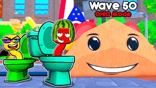 Ohio Mode With Auto Skip On In Toilet Tower Defense