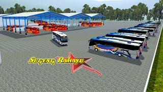 MOD MAP BUSSID GARASI PUSAT PO SUGENG RAHAYU SUPER DETAIL DAN  LUAS // BUS SIMULATOR INDONESIA screenshot 4