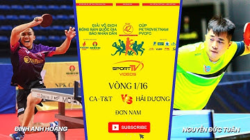 ( Highlights ) Nguyễn Đức Tuân vs Đinh Anh Hoàng | R16 Đơn Nam - Giải Vô địch Quốc Gia 2024