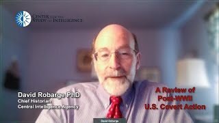 David Robarge PhD, CIA Chief Historian, Reviews 