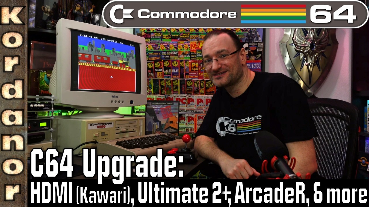 C64 Upgrade: HDMI (Kawari), Ultimate 2+,  SID Options, ArcadeR Joystick Mods and a lot more!